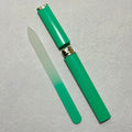 Glass Nail File with Case | Turquoise