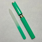 Glass Nail File with Case | Turquoise