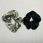 Classic Satin Hair Scrunchies | Set of 2
