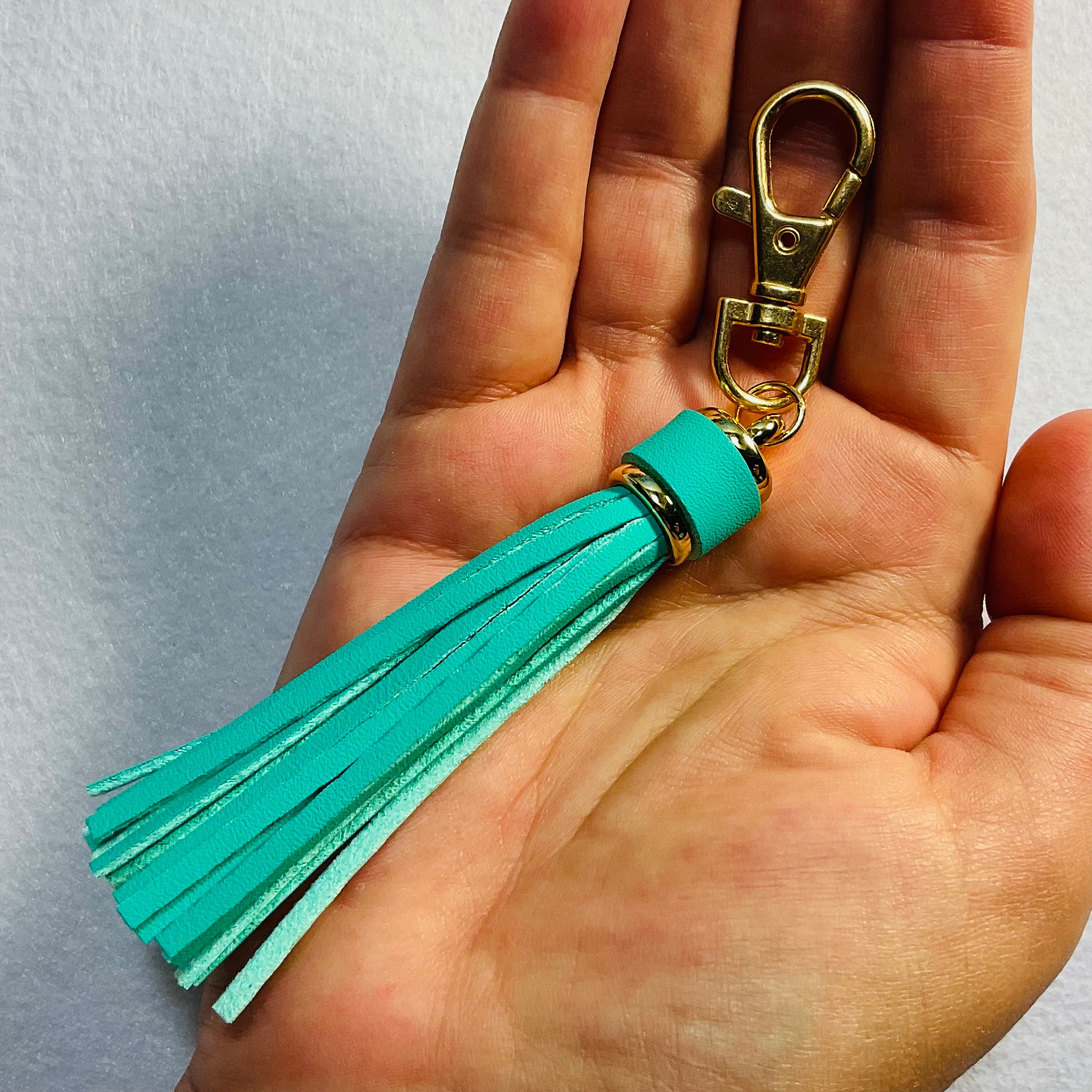Fringe Keychain | Turquoise