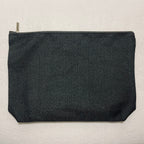 Linen Makeup Bag | Black
