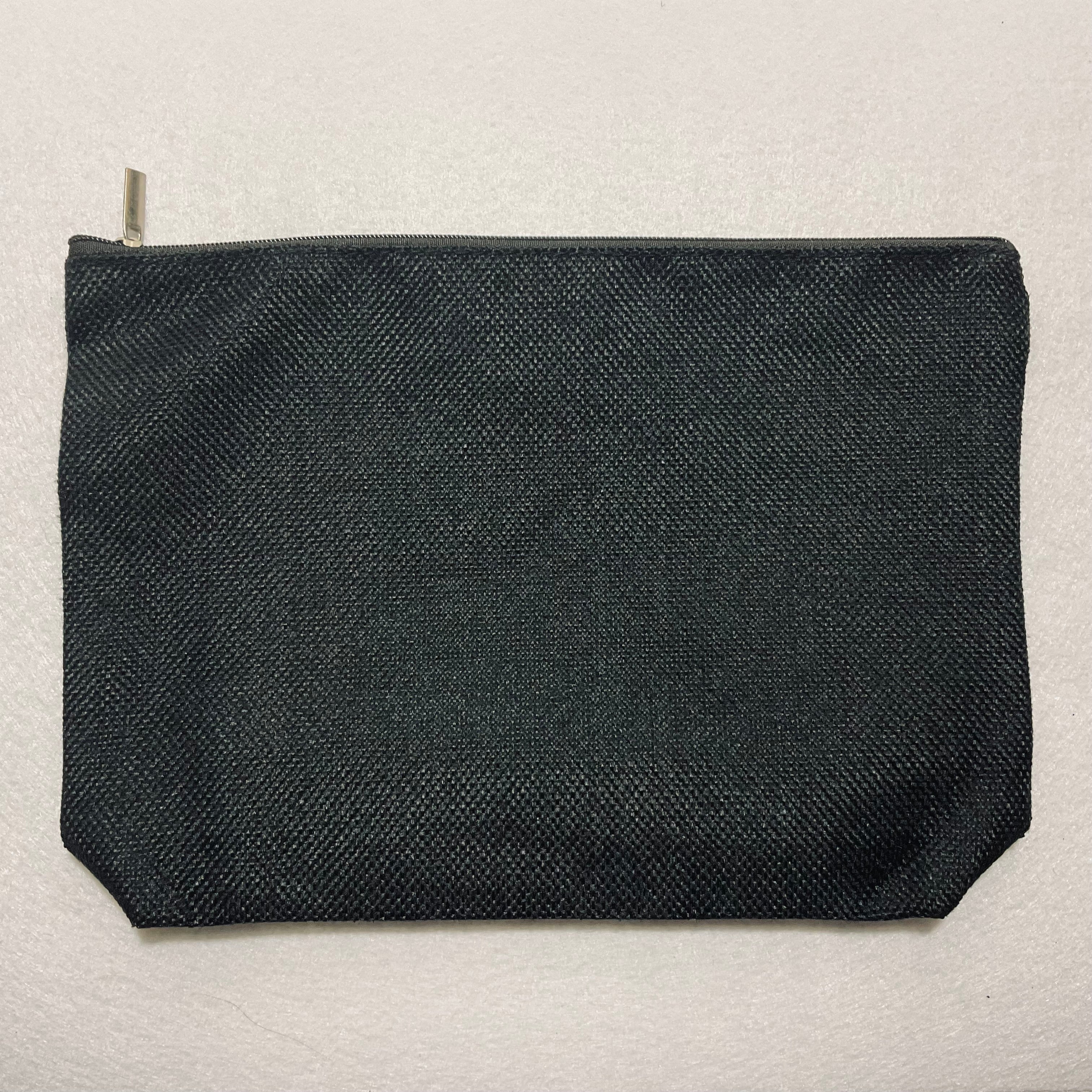 Linen Makeup Bag | Black