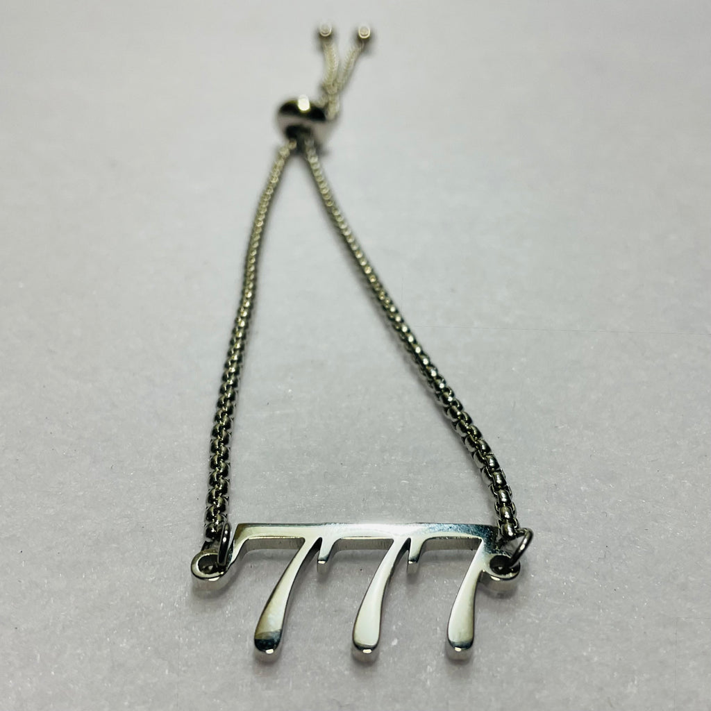 777 Angel Numbers | Adjustable Bracelet
