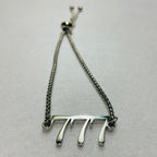 777 Angel Numbers | Adjustable Bracelet