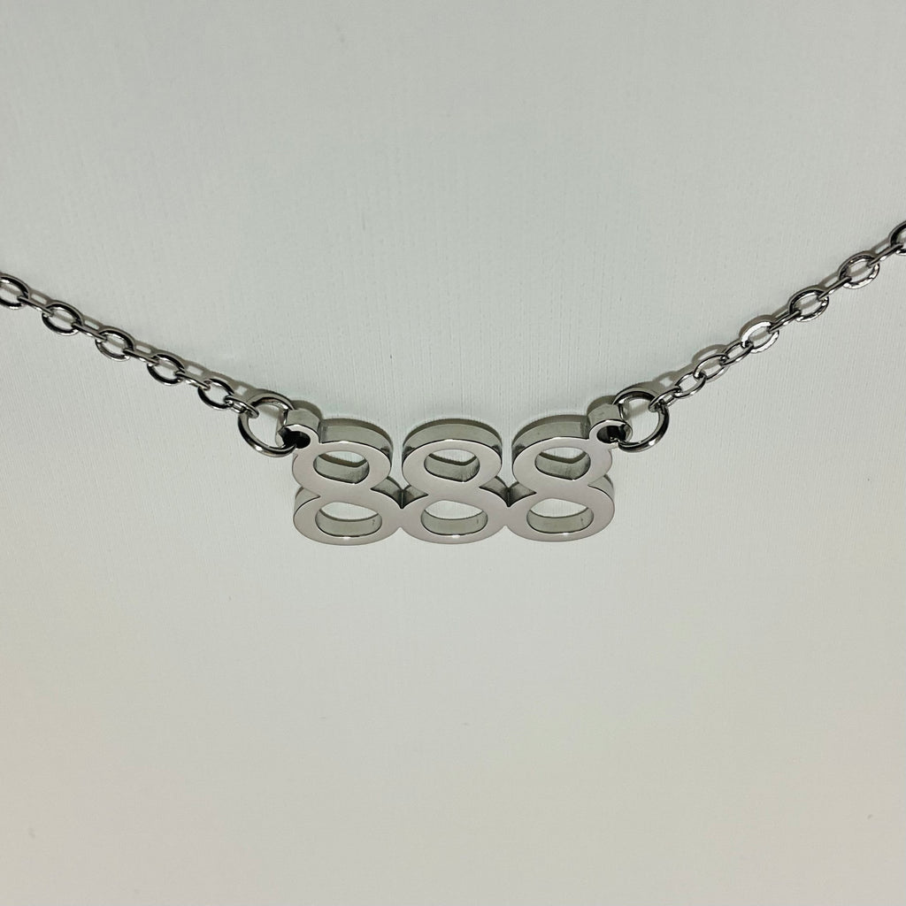 888 Angel Numbers | Necklace