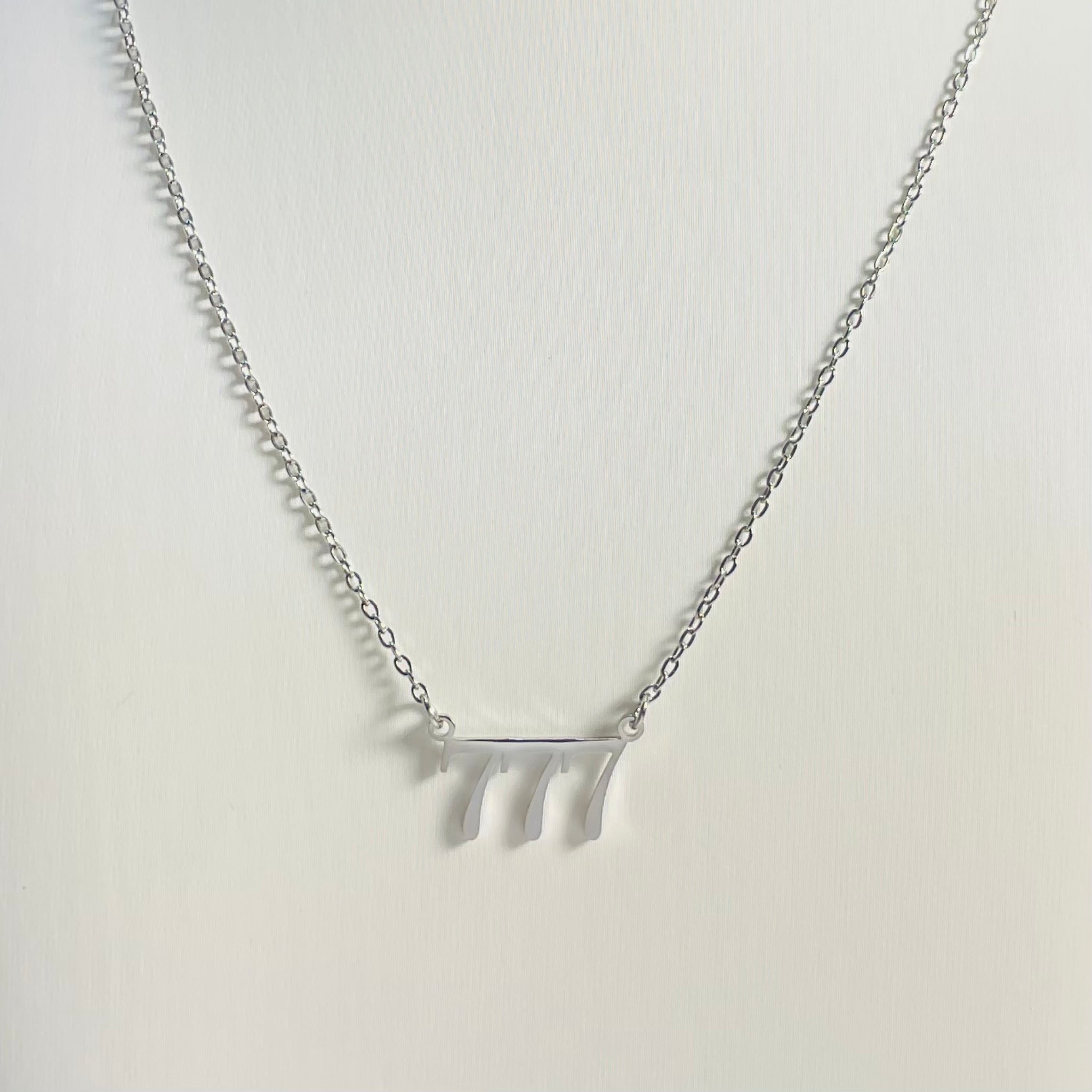 777 Angel Numbers | Necklace